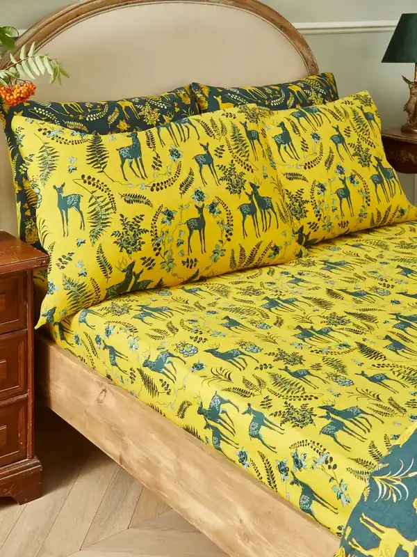 Joe Browns Yellow Whimsy Woodland Matching Bedding