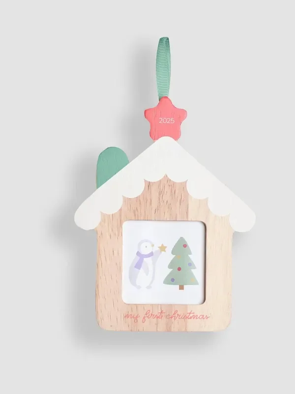 JoJo Maman Bébé My First Christmas 2025 House Tree Decoration