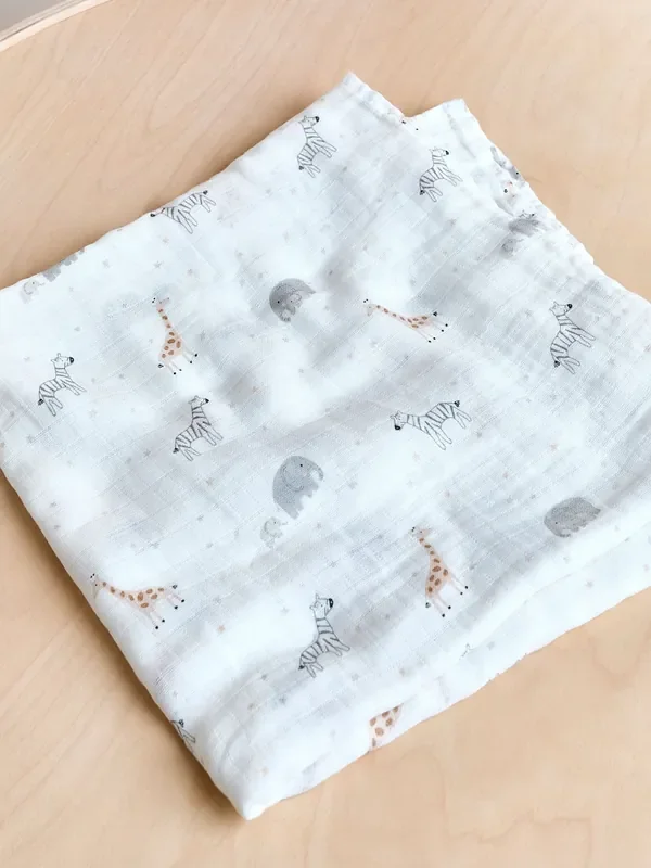 JoJo Maman Bébé Welcome Little on Safari Extra Large Muslin