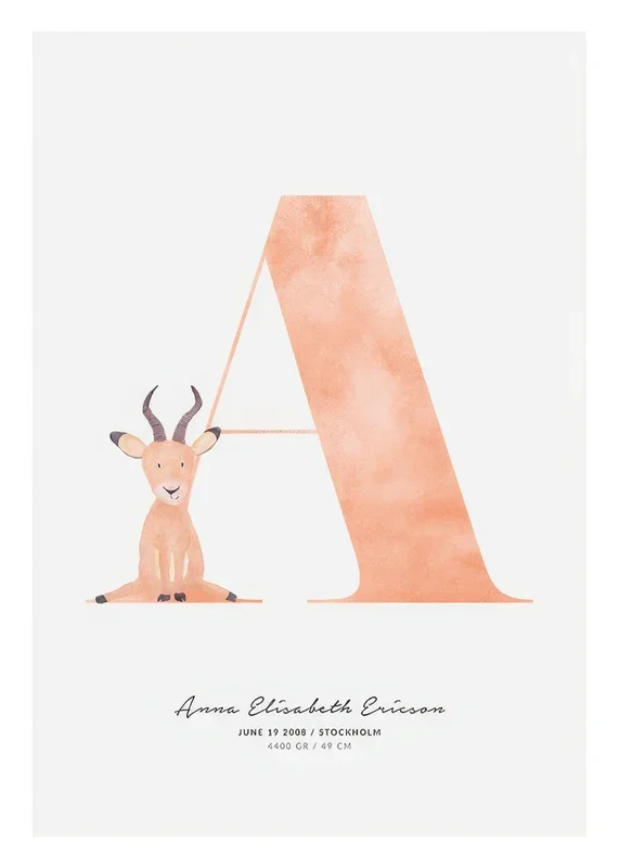 Kids Letter A Personal