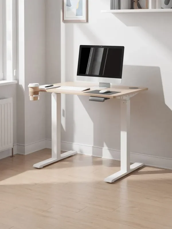 Koble Natural Gino Mini Height Adjustable Smart Desk