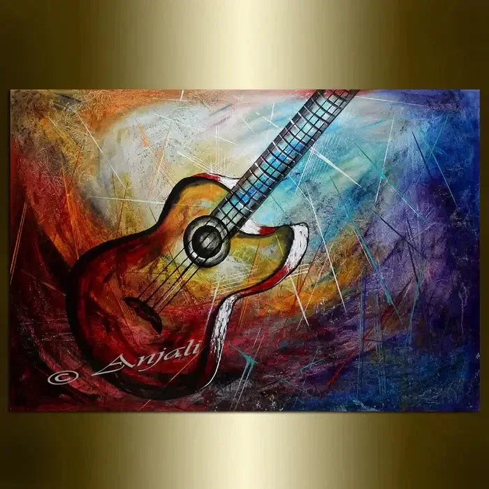 Large wall art – Music Home Decor Guitar Wall Art