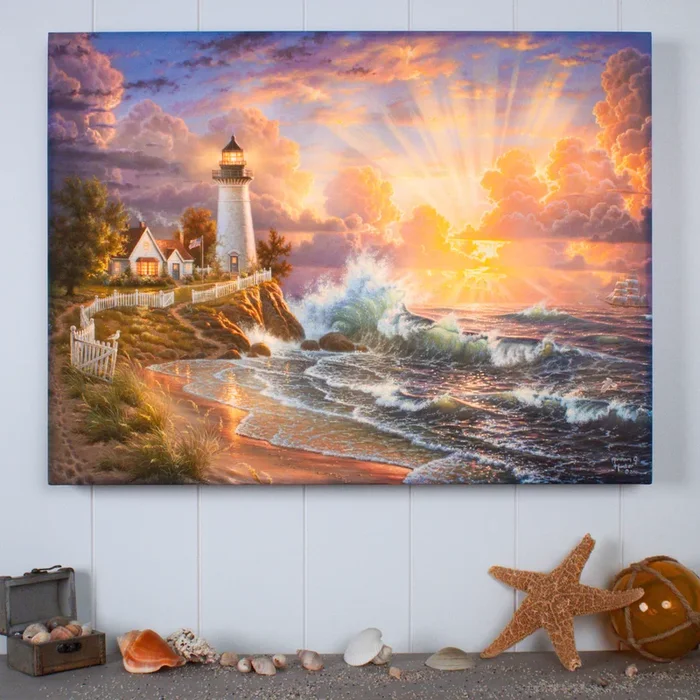 Light of Hope 18×24 Fully Illuminated LED Wall Art