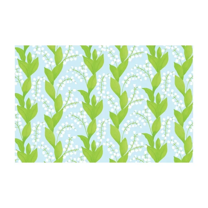 Lily of the Valley Paper Placemats, Pad of 24
