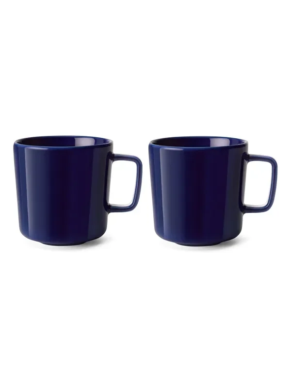 LSA International Set of 2 Cobalt Collective Mugs 370ml