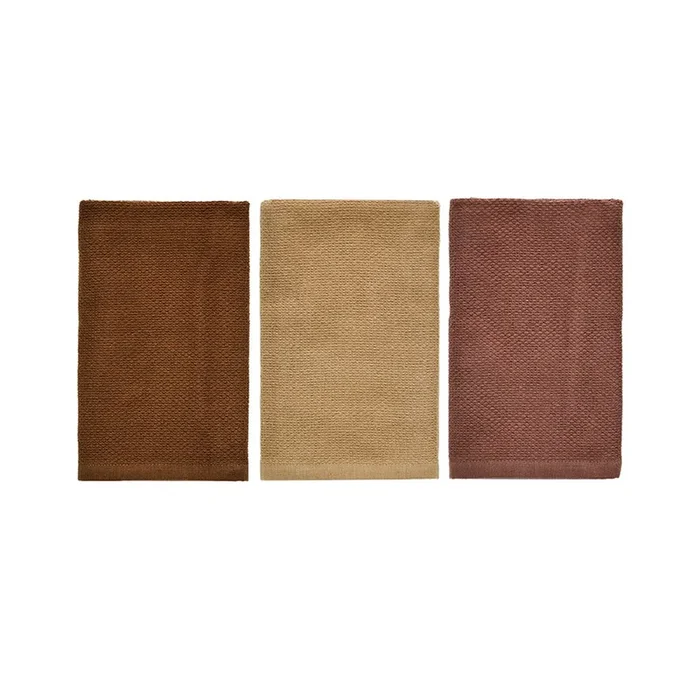 Luxe Tobacco Tea Towel 3 Pack