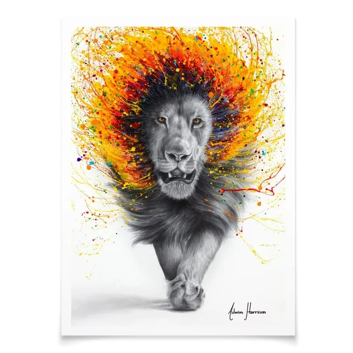 Luxor Lion Art Print