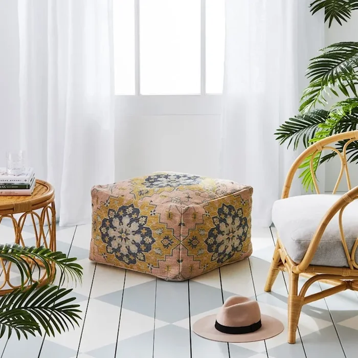 Mala Rosewood Pouf