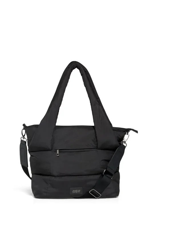 Mamas & Papas Black Quilted Tote Bag
