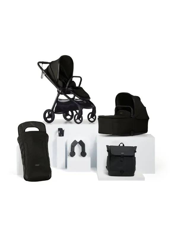 Mamas & Papas Noir 6 Piece Mamas & Papas Noir Vardo Noir 6 Piece Essential Travel Bundle