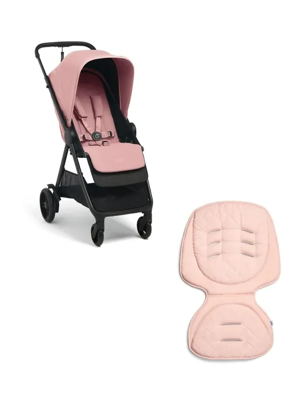 Mamas & Papas Peony Pink Libro Stroller & Reversible Graphite Liner Bundle