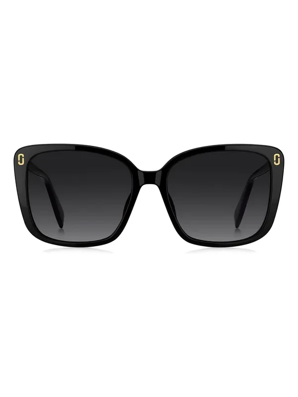 Marc Jacobs Black Oversized Butterfly Square Sunglasses