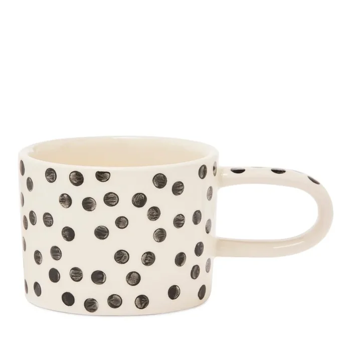 Marrakesh Ivory & Black Mini Dots Mug