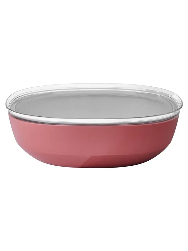 Mepal Vivid Mauve Silueta Glass-Filled PP Serving Bowl With lid