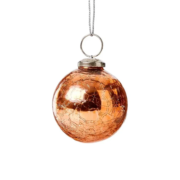 Mercury Small Rose Gold Ball Bauble