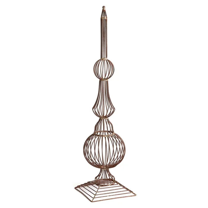 Metal Wire Finial Garden Structure