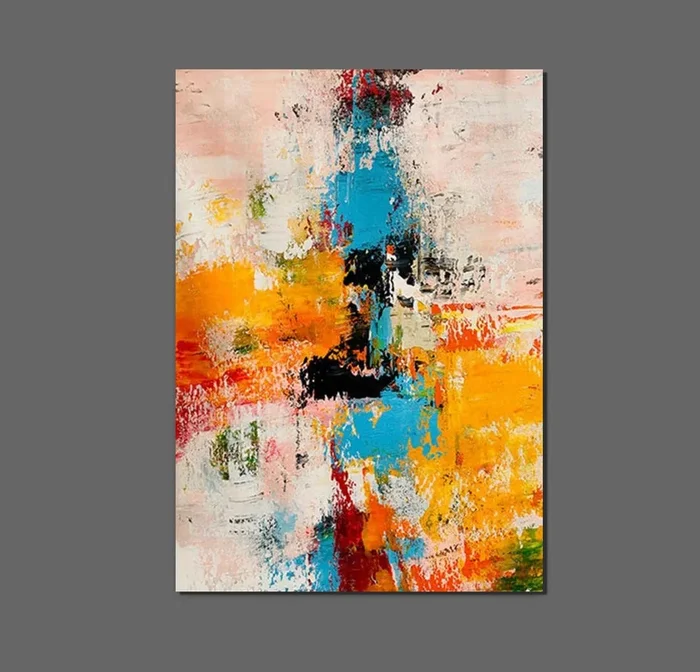 Modern Abstract Art for Bedroom, Abstract Acrylic Wall Painting, Hand Painted Wall Painting, Extra Large Paintings for Living Room, Simple Painting Ideas