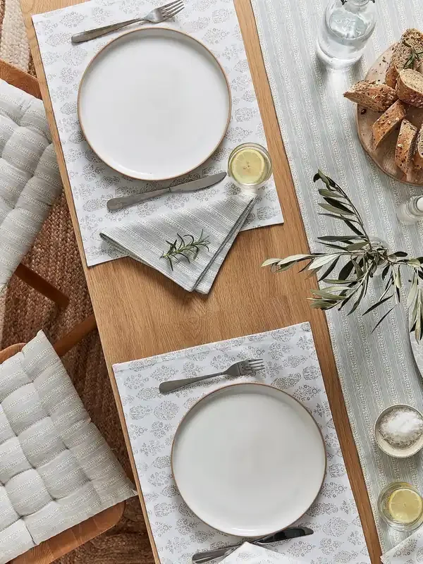 Murmur Linen Grey Effie Tray