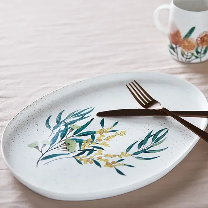 Native Servingware Wattle Platter