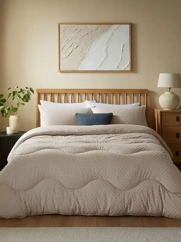 Night Lark Natural Oat 10.5 Tog Coverless Duvet and Pillowcase Set