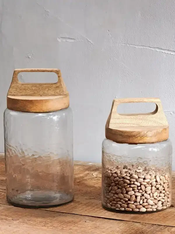 Nkuku Clear Kitto Storage Jar