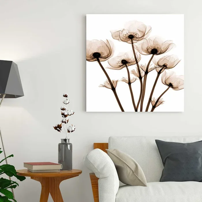 Nordic Style Flower Canvas Painting, Modern Artwork Canvas Wall Art Posters for Bedroom Living Room Bathroom Office Home D̩cor, Design By Albert Koetsier