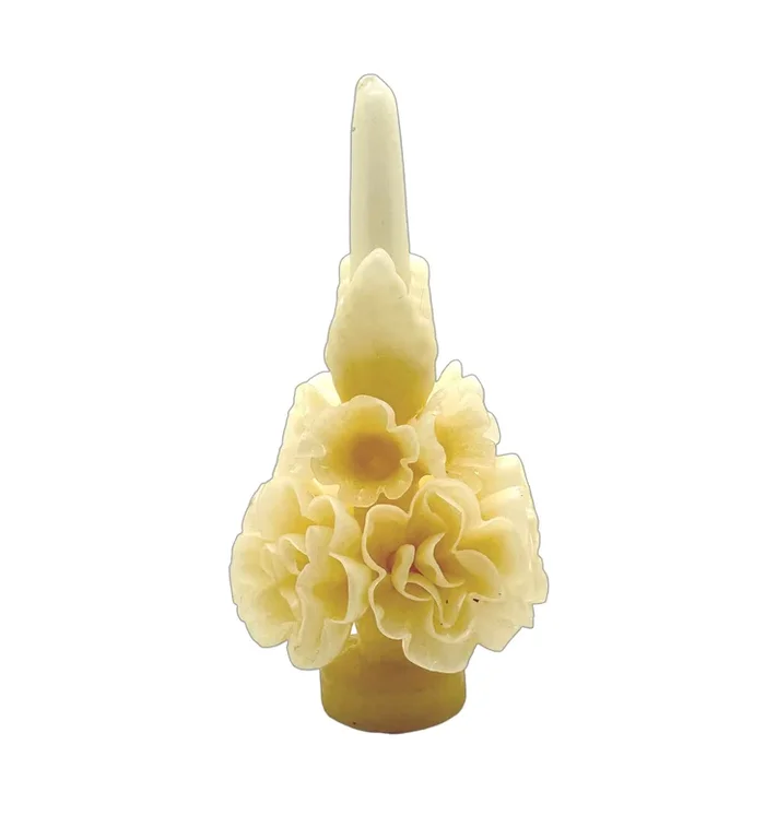 Oaxacan Candle, Cream