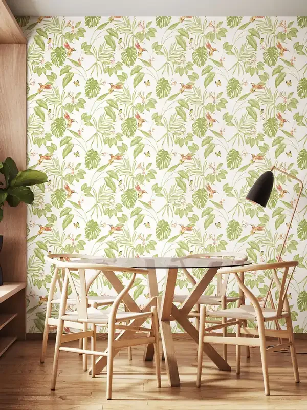 Ohpopsi Apple Peach Hummingbird 10M Wallpaper