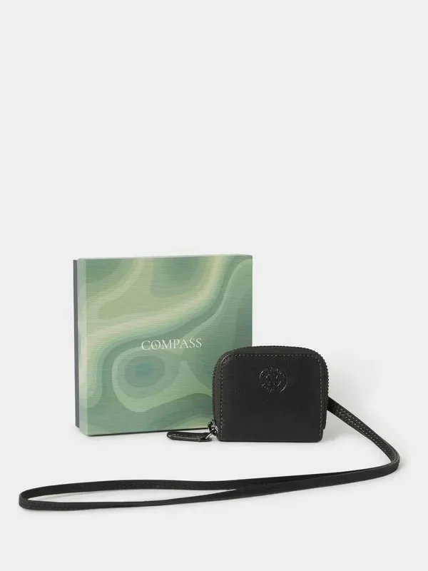 Osprey London The Compass Leather Earpod Black Case