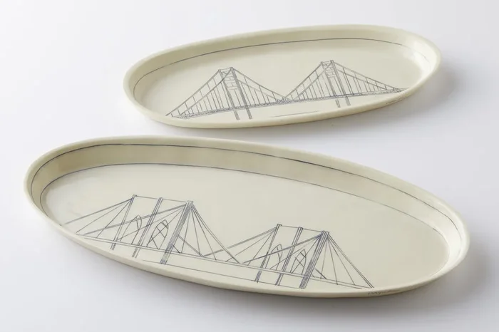 Oval Bridge Platters