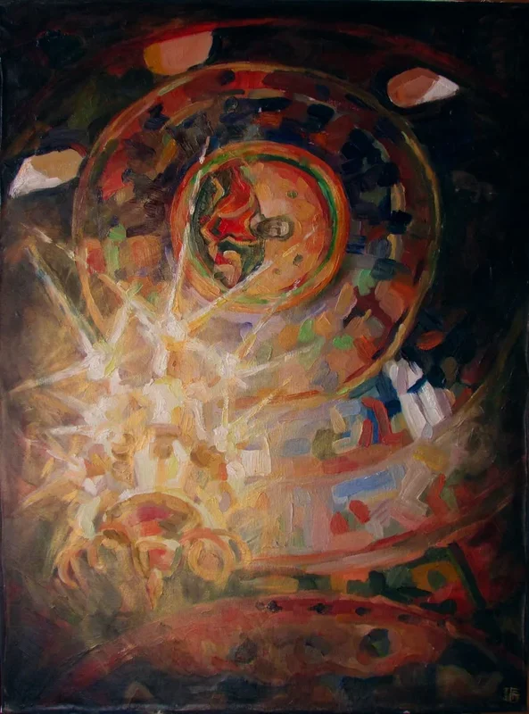 Pantokrator (2014) Oil painting by Kateryna Bortsova