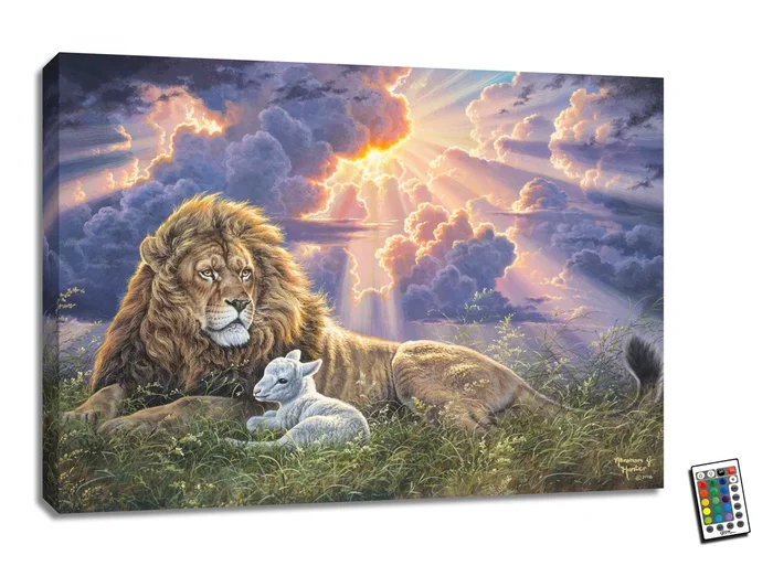 Perfect Peace 18×24 Fully Illuminated LED Wall Art