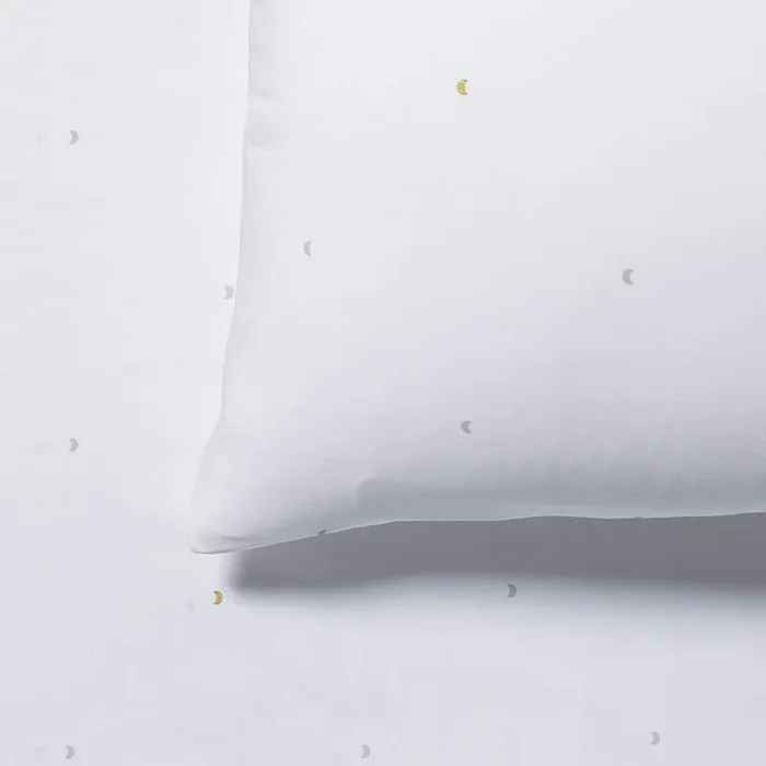 Perfect Percale Winterland Sheet Set Eclipse White