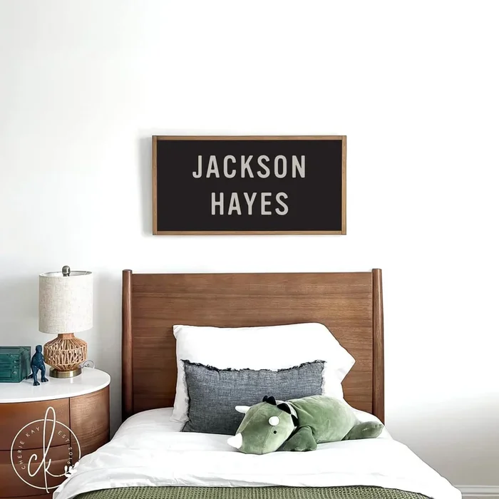 Personalized Boy Name Sign | Jackson Hayes
