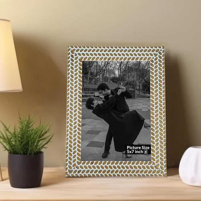 Photo Frame – Designer Table Photo Frame, Wall Mount for Home Decor, (Size – 5×7 inch)
