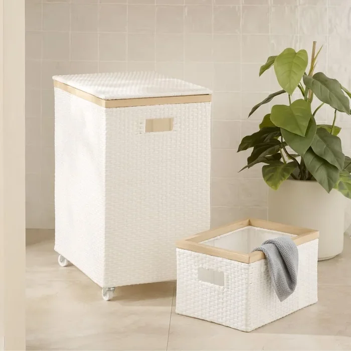 Portsea White Laundry Storage