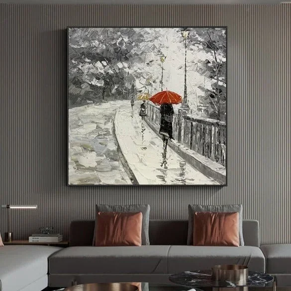 Rainy Day Abstract Art