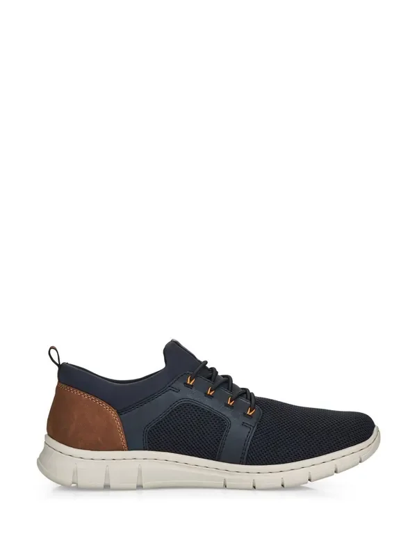 Rieker Mens Blue Elasticated Shoes