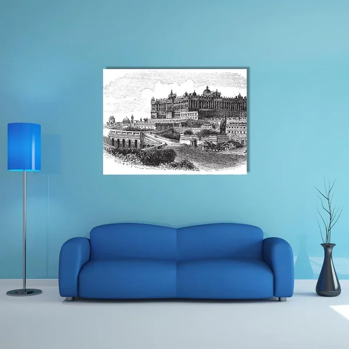 Royal Palace Of Madrid Canvas Wall Art