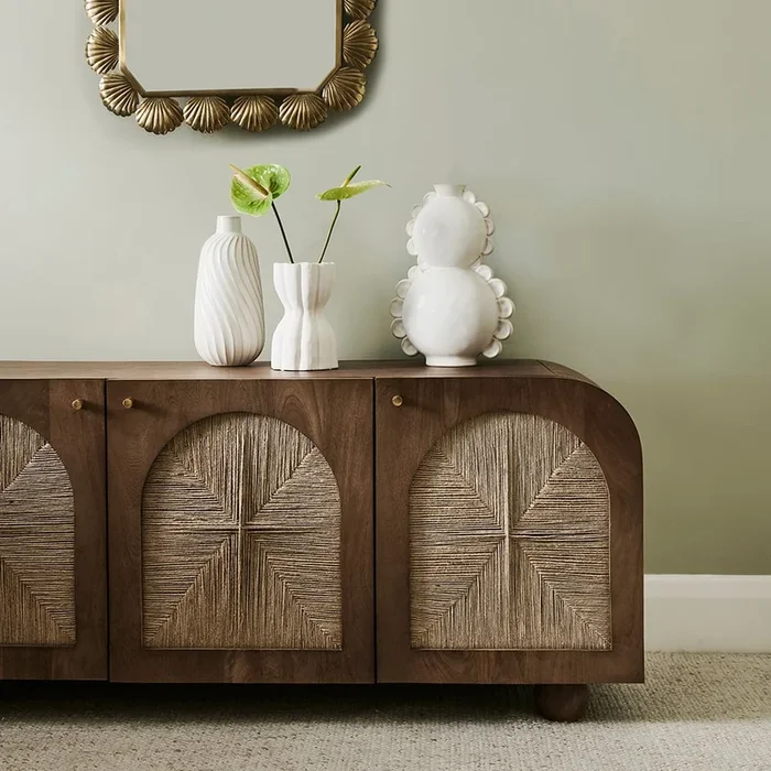 Safari Walnut 3 Door Sideboard