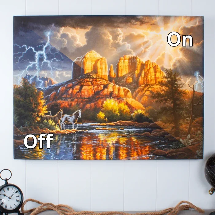 Sedona Majesty 18×24 Fully Illuminated LED Wall Art