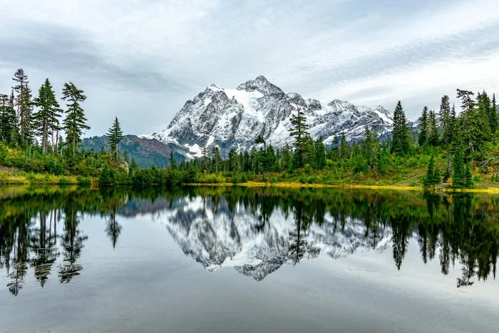 Shuksan lake reflections