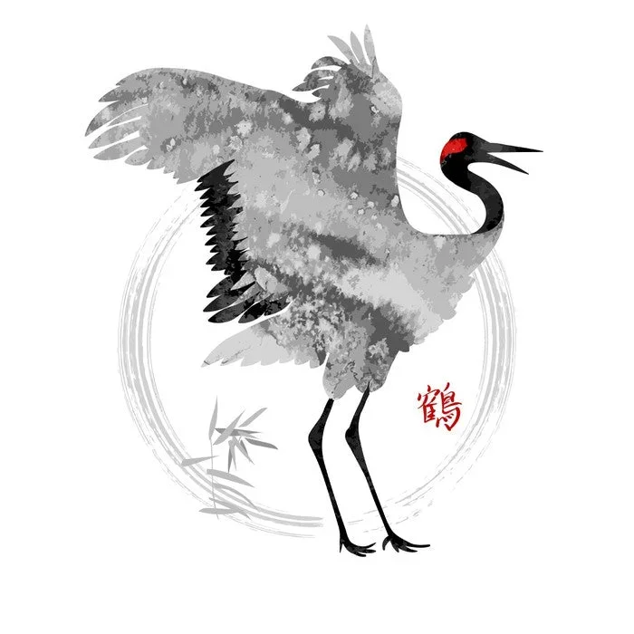 Singing crane
