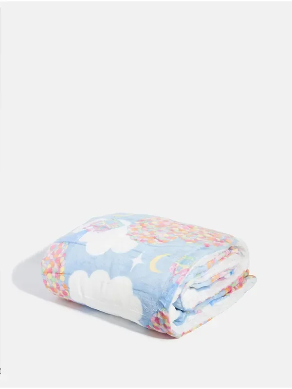 Skinnydip Blue Disney Up! House Blanket