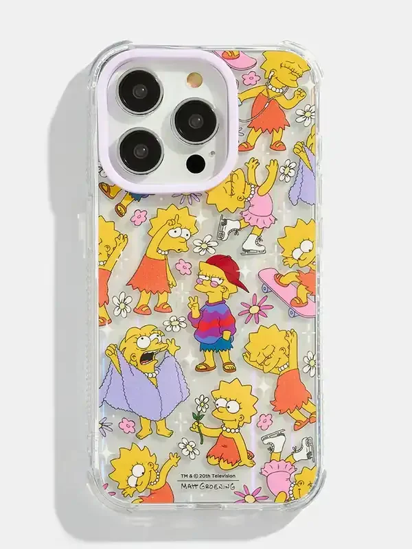 Skinnydip Purple The Simpsons x You Are Lisa Shock iPhone Case