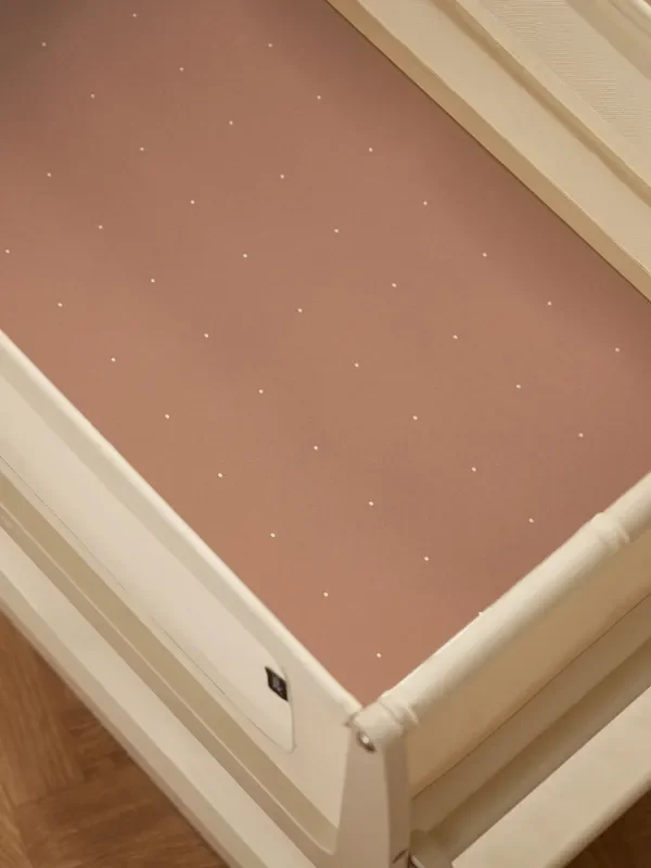 Snuz Blush Dot Twin Pack Crib Sheets