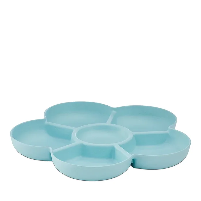Summer Loving Blue Bamboo Servingware Collection Chip & Dip