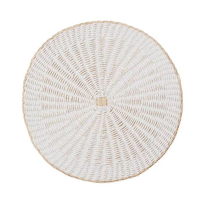 Summer White Lattice Placemats Pack of 2
