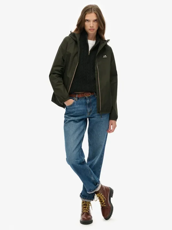 Superdry Green Essential Tri Windbreaker Jacket