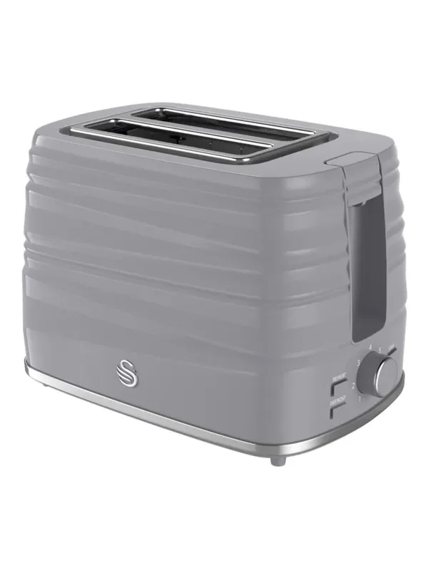 Swan Grey Symphony 2 Slice Toaster
